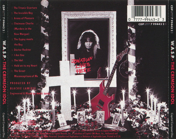 W.A.S.P. : The Crimson Idol (CD, Album)