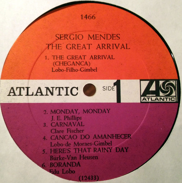 Sérgio Mendes : The Great Arrival (LP, Album, Mono, RP, Gat)