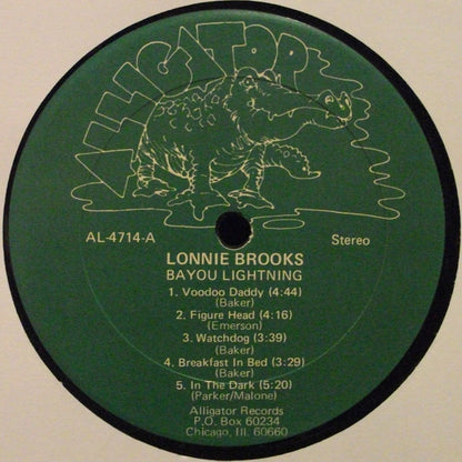 Lonnie Brooks : Bayou Lightning (LP, Album)