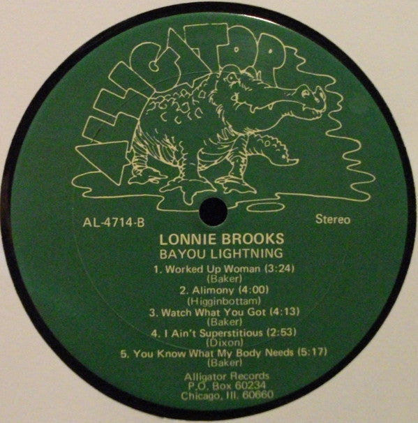 Lonnie Brooks : Bayou Lightning (LP, Album)