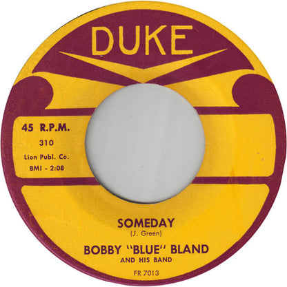 Bobby Bland : Is It Real / Someday (7", Single)