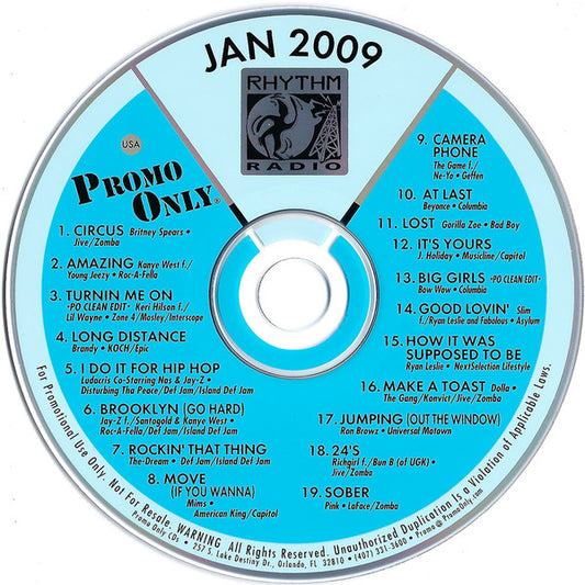 Various : Promo Only Rhythm Radio January 09 (CD, Comp, Promo)