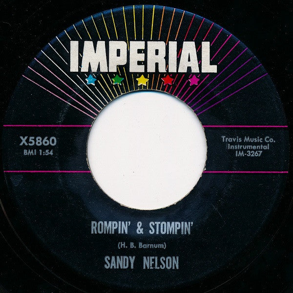 Sandy Nelson : All Night Long (7", Single)