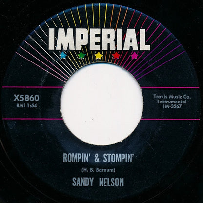 Sandy Nelson : All Night Long (7", Single)