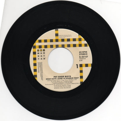 Pet Shop Boys With Dusty Springfield : What Have I Done To Deserve This? (7", Single)