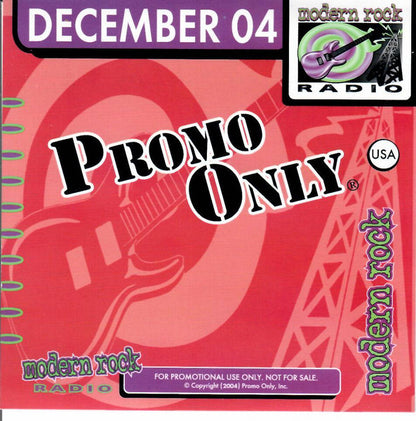 Various : Promo Only Modern Rock Radio: December 04 (CD, Comp, Promo)