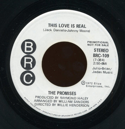 The Promises (3) : Oh Boy / This Love Is Real (7", Promo)
