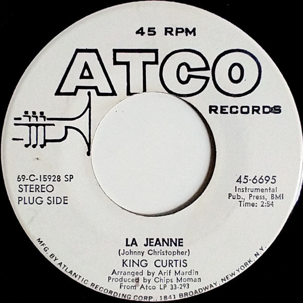 King Curtis : La Jeanne / Little Green Apples (7", Promo, SP )