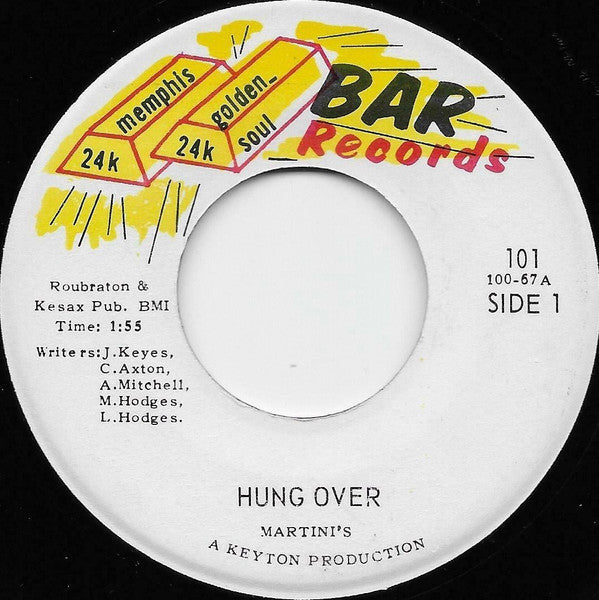 Martini's : Hung Over (7")