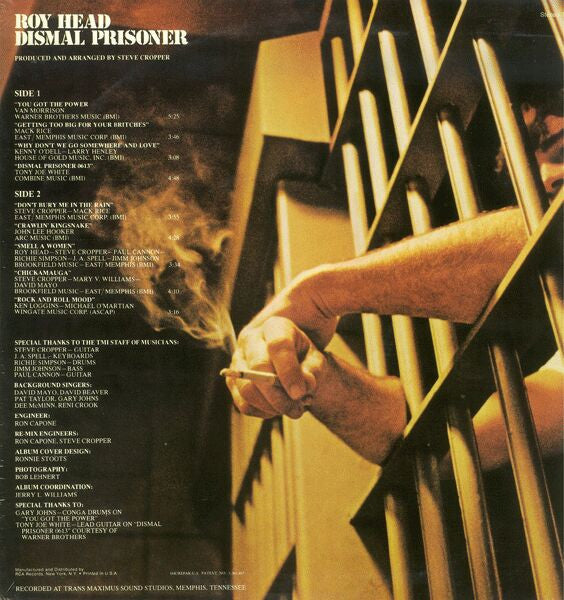 Roy Head : Dismal Prisoner (LP, Album, Hol)