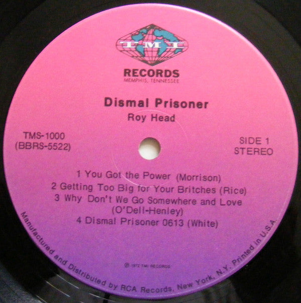 Roy Head : Dismal Prisoner (LP, Album, Hol)