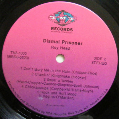 Roy Head : Dismal Prisoner (LP, Album, Hol)