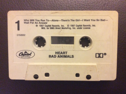 Heart : Bad Animals (Cass, Album, Club)