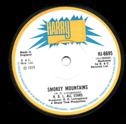 Jackie Robinson (2) / Randy's All Stars : My Love For You / Smokey Mountains (7", Sol)