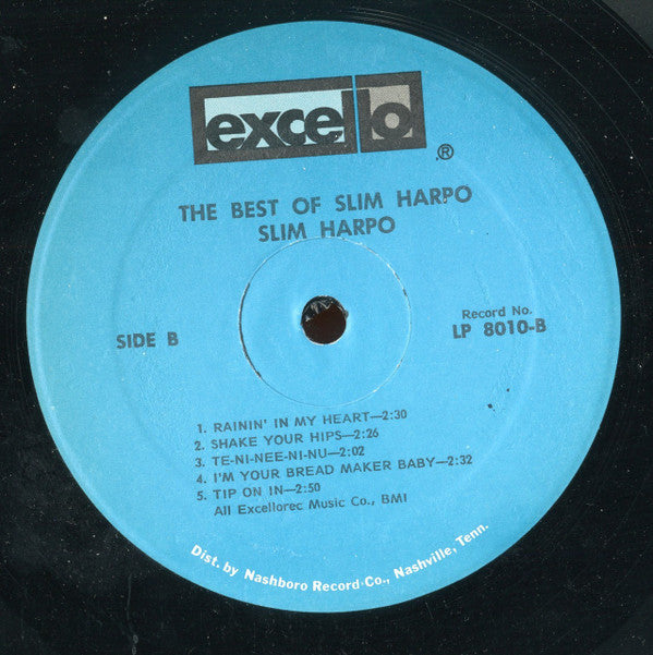 Slim Harpo : The Best Of Slim Harpo (LP, Comp, RE)