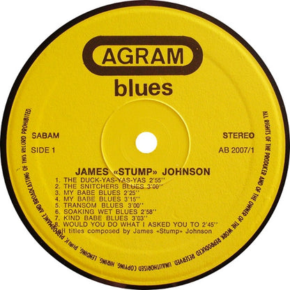 James "Stump" Johnson : The Duck's Yas-Yas-Yas (LP, Comp, RM)
