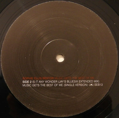 Sophie Ellis-Bextor : Music Gets The Best Of Me (12", Promo)