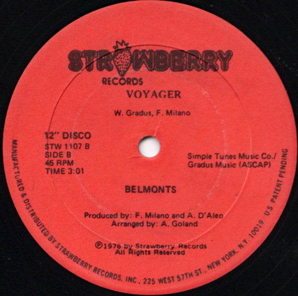 The Belmonts : I'll Never Fall In Love Again (12")