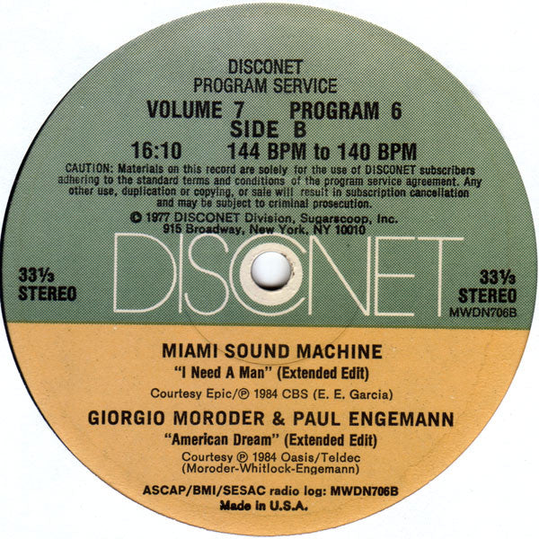 Various : Volume 7 Program 6 (2x12")