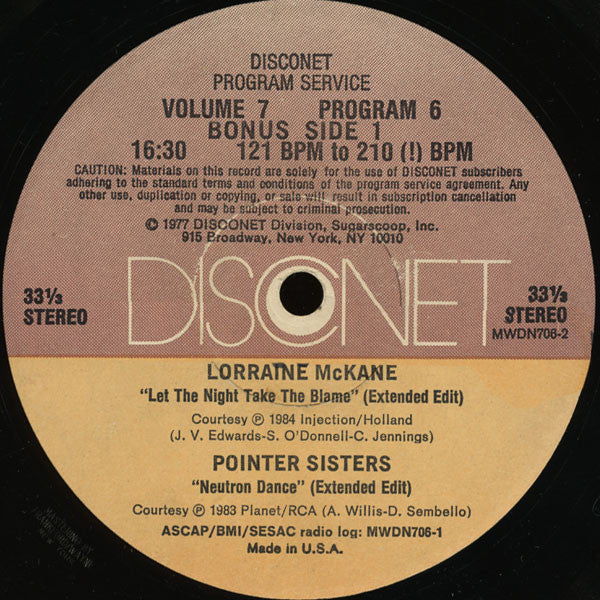 Various : Volume 7 Program 6 (2x12")