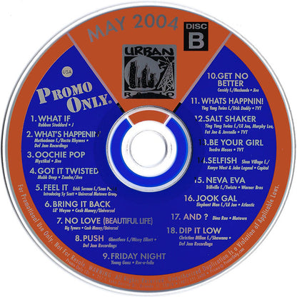 Various : Promo Only Urban Radio: May 2004 (2xCD, Comp, Promo)
