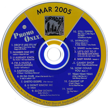 Various : Promo Only Urban Radio: March 2005 (CD, Comp, Promo)