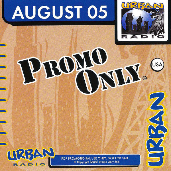 Various : Promo Only Urban Radio August 2005 (CD, Comp, Promo)