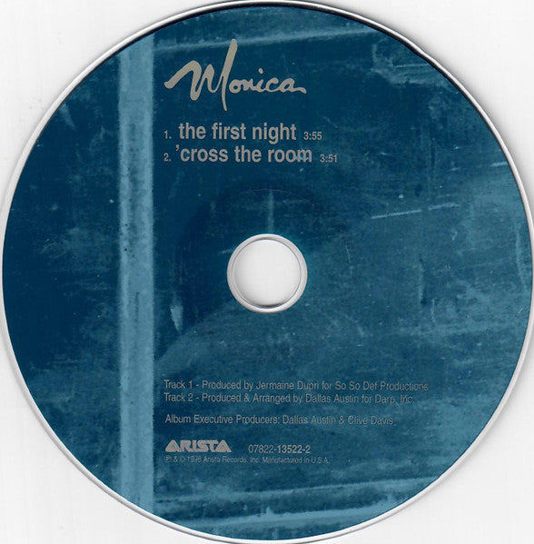 Monica : The First Night (CD, Single, Car)
