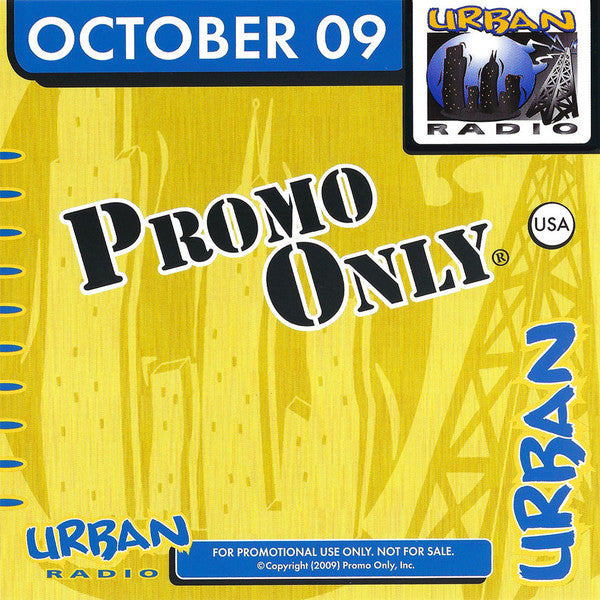 Various : Promo Only Urban Radio: October 2009 (CD, Comp, Promo)