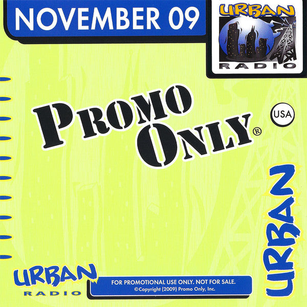 Various : Promo Only Urban Radio: November 2009 (CD, Comp, Promo)