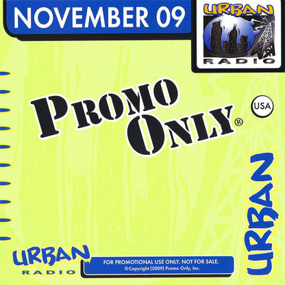 Various : Promo Only Urban Radio: November 2009 (CD, Comp, Promo)
