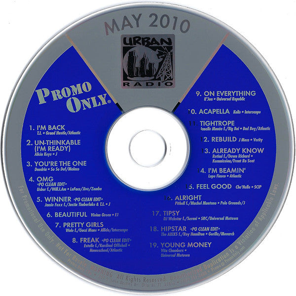 Various : Promo Only Urban Radio: May 2010 (CD, Comp, Promo)