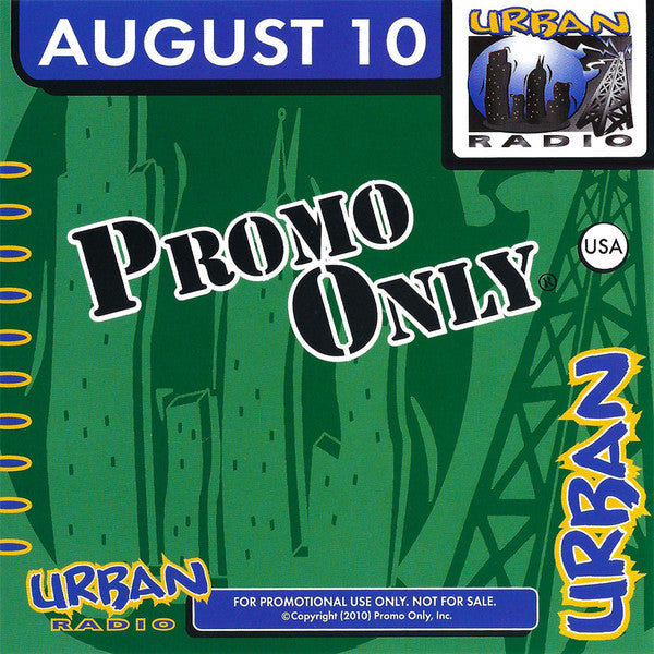 Various : Promo Only Urban Radio: August 2010 (CD, Comp, Promo)