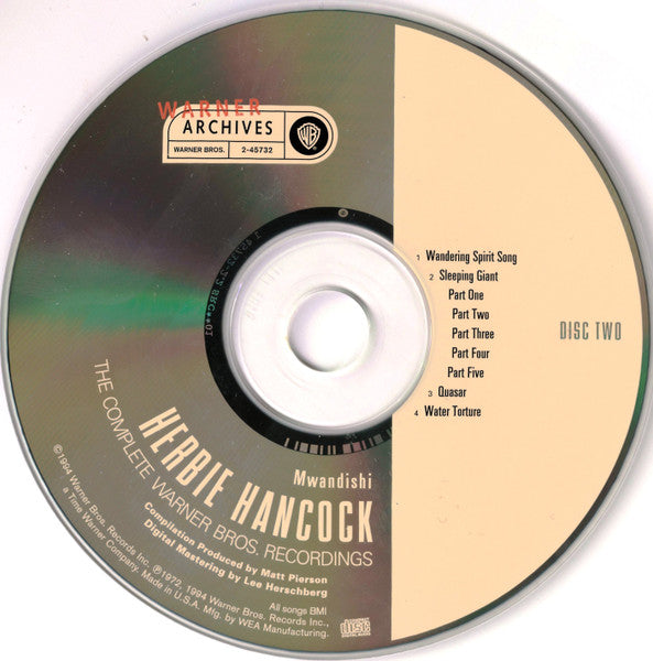 Herbie Hancock : Mwandishi - The Complete Warner Bros. Recordings (2xCD, Comp)