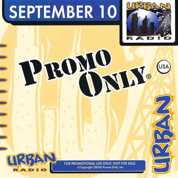 Various : Promo Only Urban Radio: September 2010 (CD, Comp, Promo)