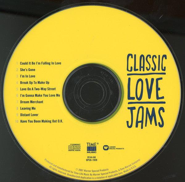 Various : Classic Love Jams (CD, Comp)