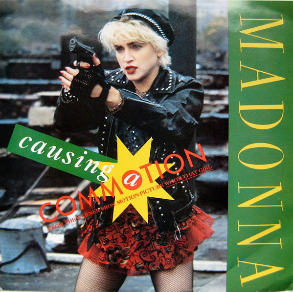 Madonna : Causing A Commotion (7", Single, Promo, Styrene)