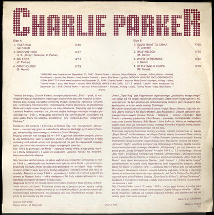 Charlie Parker : Live Performances (LP, RE)