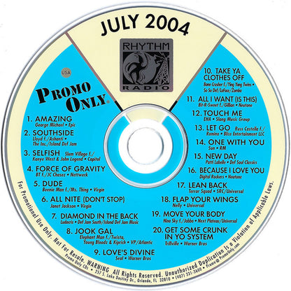 Various : Promo Only Rhythm Radio: July 2004 (CD, Comp, Promo)