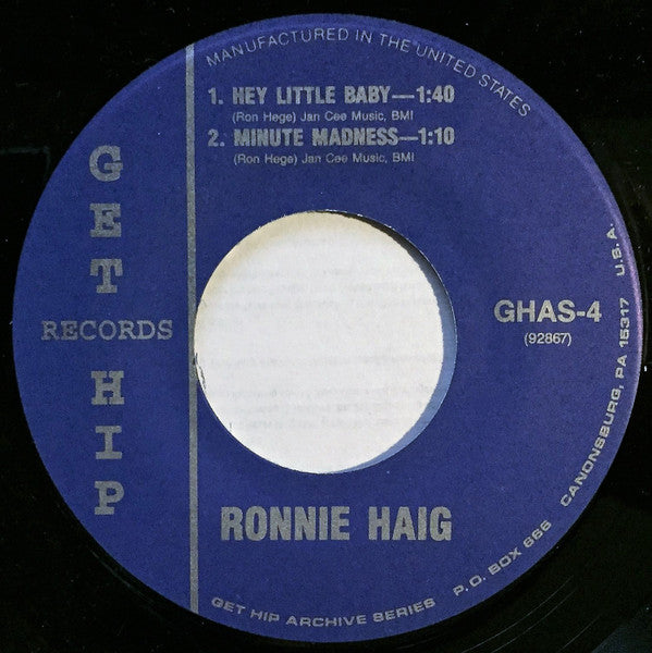 Ronnie Haig : Hey Little Baby (7", RE)
