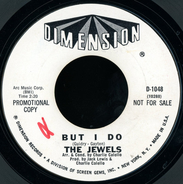 The Jewels : But I Do (7", Single, Promo, Styrene, Mon)