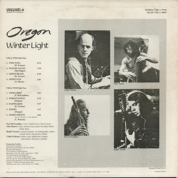 Oregon : Winter Light (LP, Album)