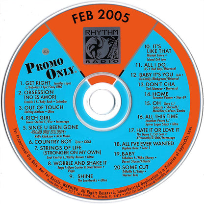 Various : Promo Only Rhythm Radio: February 2005 (CD, Comp, Promo)