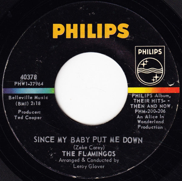 The Flamingos : Brooklyn Boogaloo / Since My Baby Put Me Down (7")