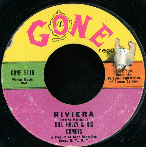 Bill Haley And His Comets : Riviera / War Paint (7", Styrene)
