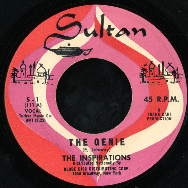The Inspirations (16) : The Genie (7", RP)