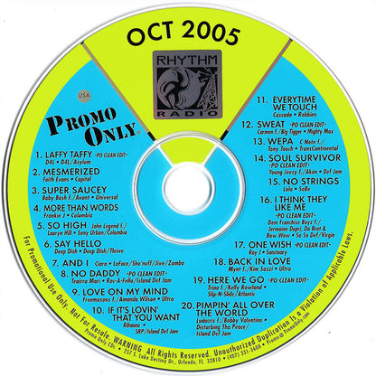 Various : Promo Only Rhythm Radio: October 2005 (CD, Comp, Promo)