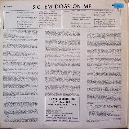Various : Sic 'Em Dogs On Me (LP, Comp)