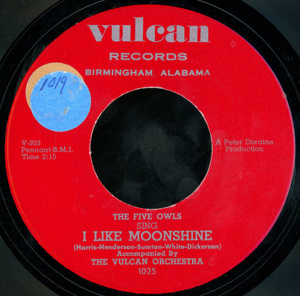 The Five Owls : Pleading To You / I Like Moonshine (7", Unofficial)