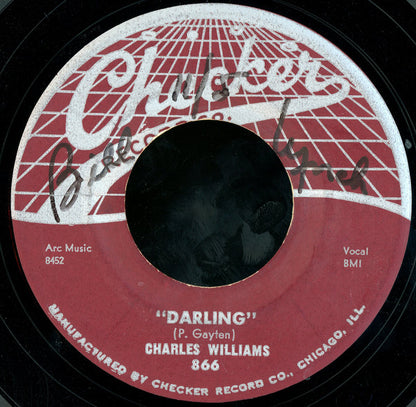 Charles Williams (7) : Darling / So Worried  (7", Single, Styrene)